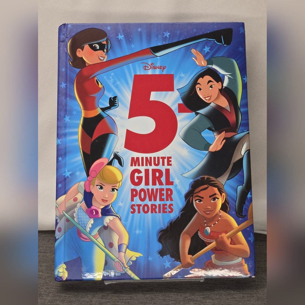 Disney 5 Minute Girl Power Stories Book (Hardcover, 2020) Disney Press